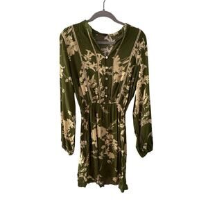 Luna Chix Green Floral Dress Women’s M NWT – Festival Boot-Loop Style